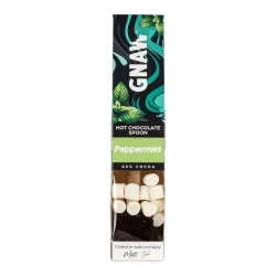 Gnaw Menta ízesítésű étcsokoládé kanál mályvacukorral (forró csokoládé) 40g