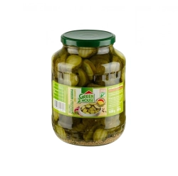 Szeletelt hullámos csemegeuborka 1700ml/1600g/850g