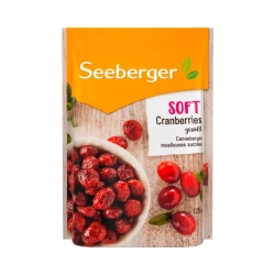 Seeberger aszalt tőzegáfonya és kesúdió 125g