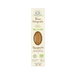 Rustichella bio gluténmentes barna rizstészta spagetti 250g