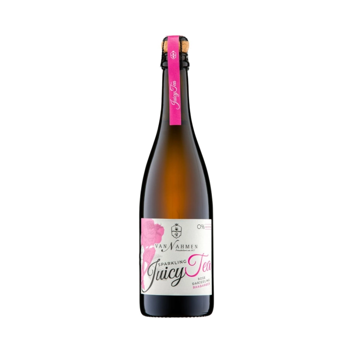 Van Nahmen - Sparkling Juicy Tea Rózsa - Darjeeling - Rebarbara 0,75l