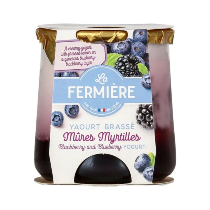 La Fermiére szedres-kékáfonyás joghurt 160g