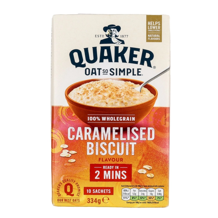 Quaker Oats so Simple karamellizált kekszes zabkása334g