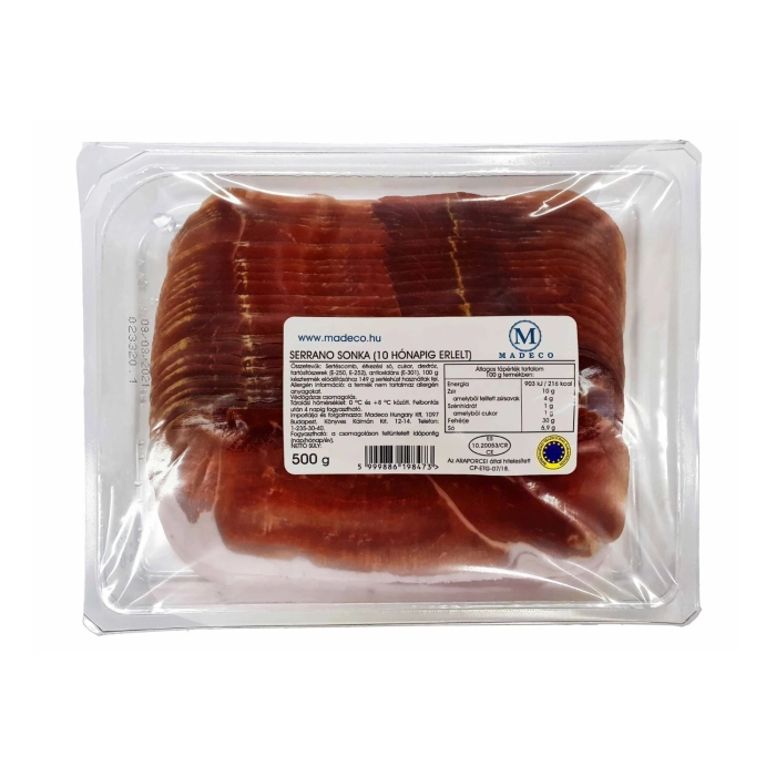 Serrano sonka szeletelt 500g