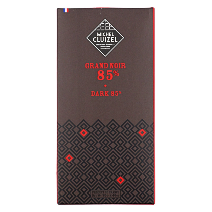 Michel Cluizel Grand Noir Csokoládé 85% 70g