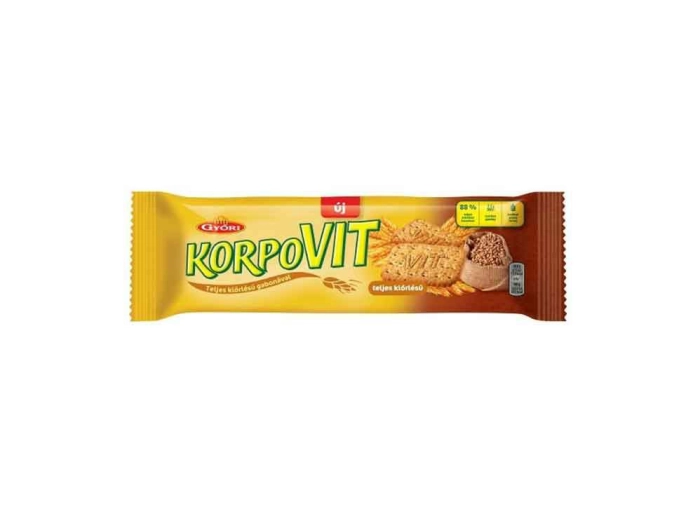 Korpovit teljes kiőrlésű keksz 174g