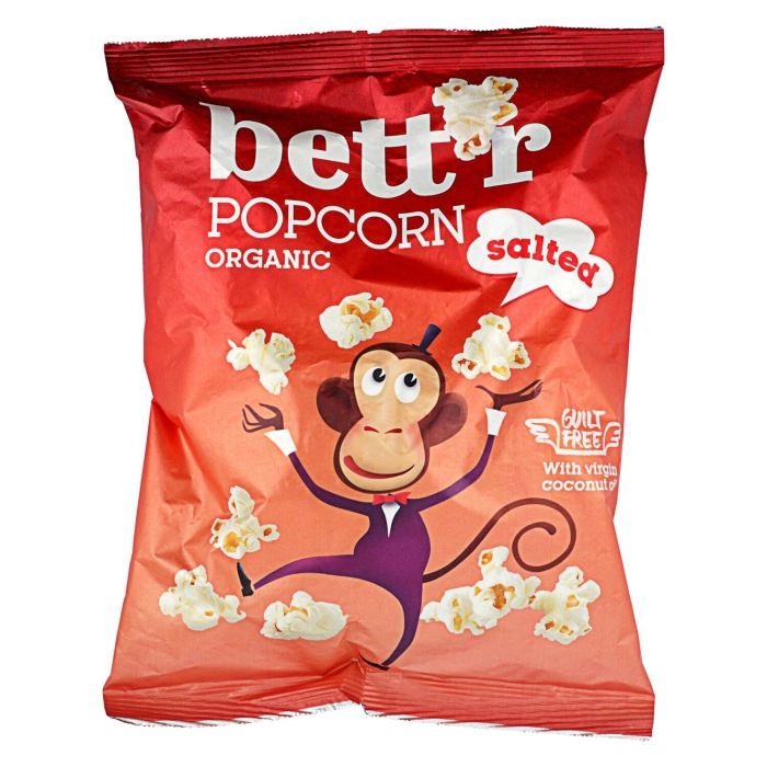 Bett'r gluténmentes tengeri sós pattogatott kukorica 60g