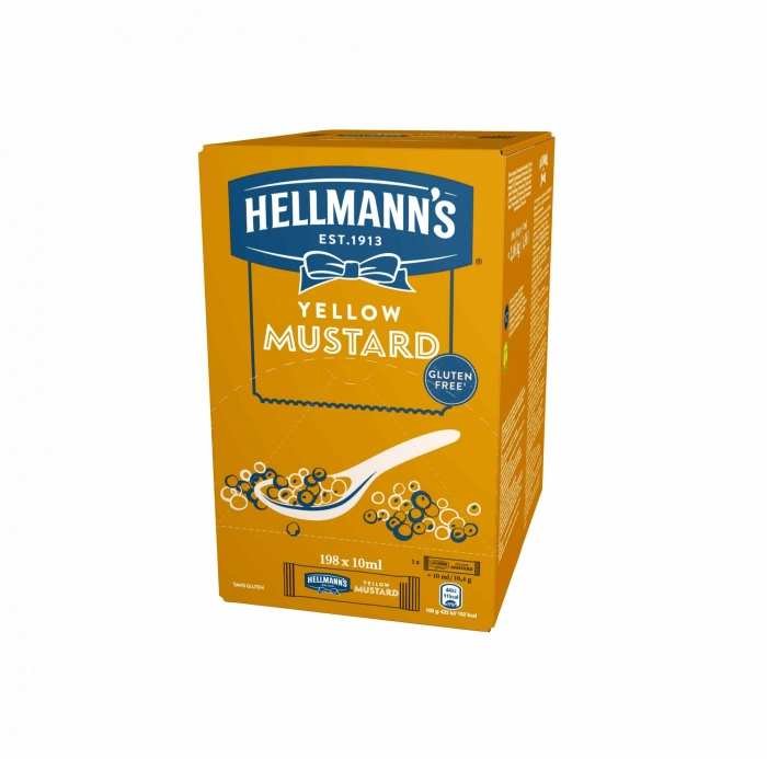 Hellmanns mini mustár 198x10ml