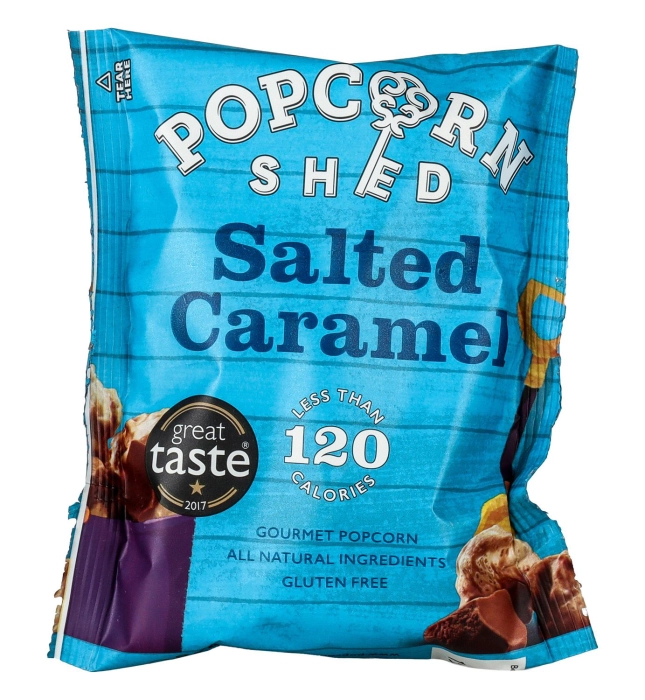 Popcorn Shed sós karamellás-tejcsokoládés popcorn 24g