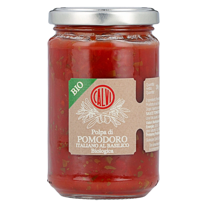 Calvi bio bazsalikomos paradicsomszósz 340g