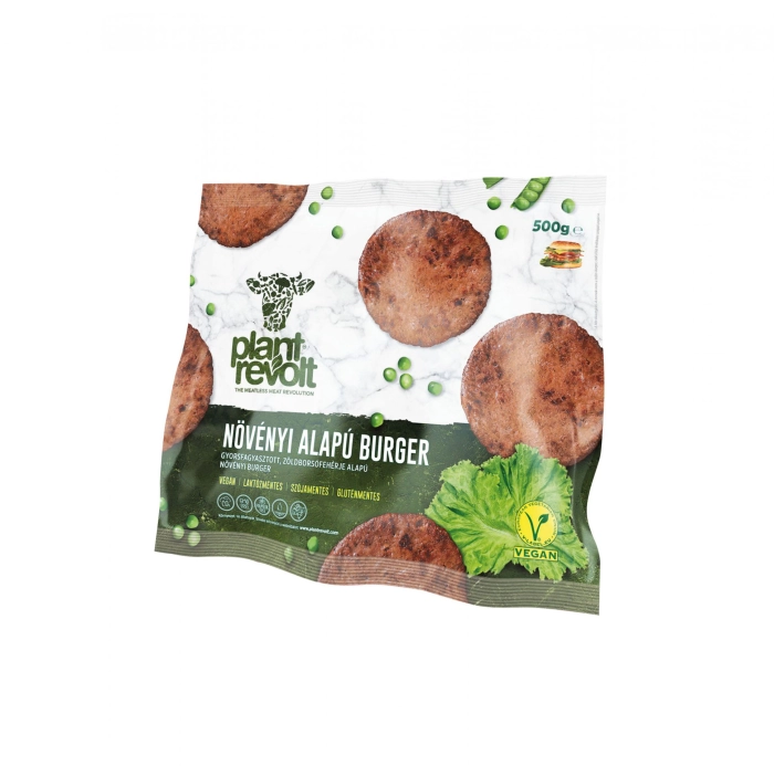 Fagyasztott vegán burger húshelyettesítő specialitás 0,5kg