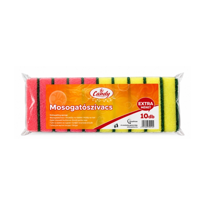 Candy extra nagy mosogatószivacs 10db-os