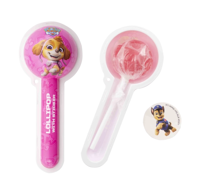 PAW PATROL LOLLIPOP WITH STICKER 20G/12DB