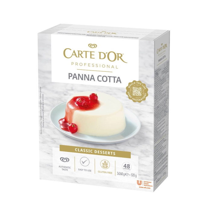 Carte d'or pannacotta desszert alap (2x260g) 520g