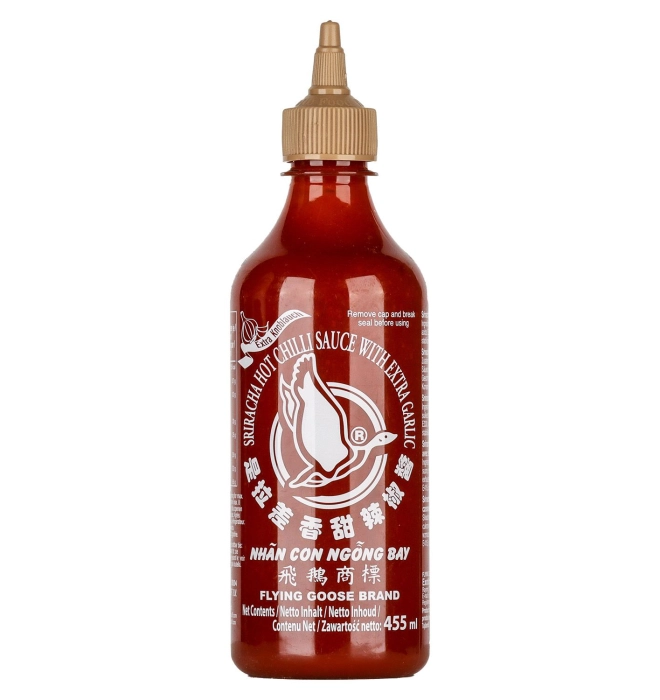 Sriracha fokhagymás chilli szósz 455ml