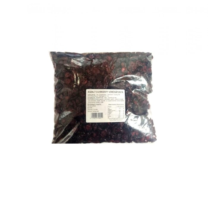 Aszalt vörös áfonya cukrozott 1kg