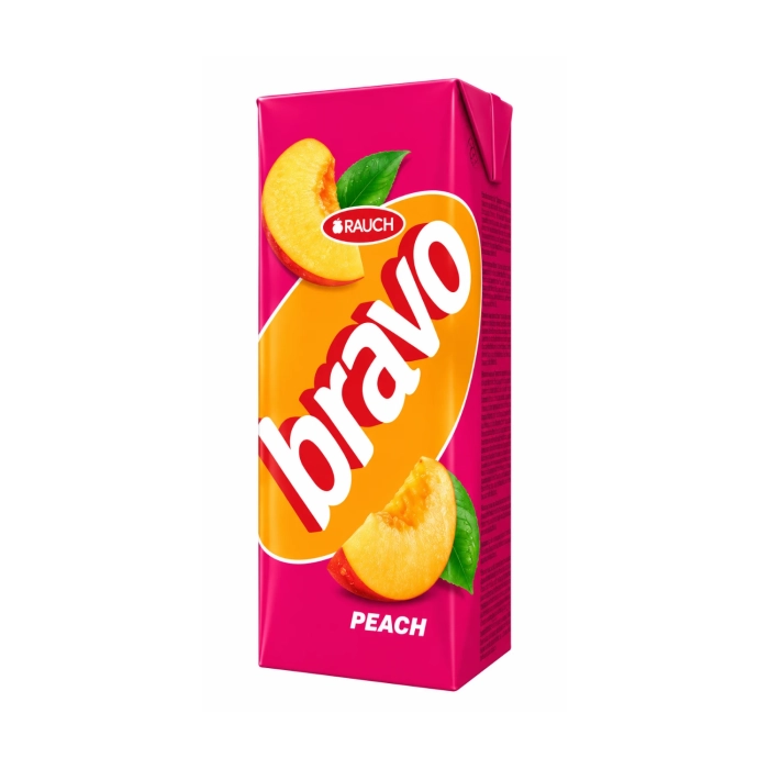 Rauch Bravo őszibarack üdítőital 20% 0,2l