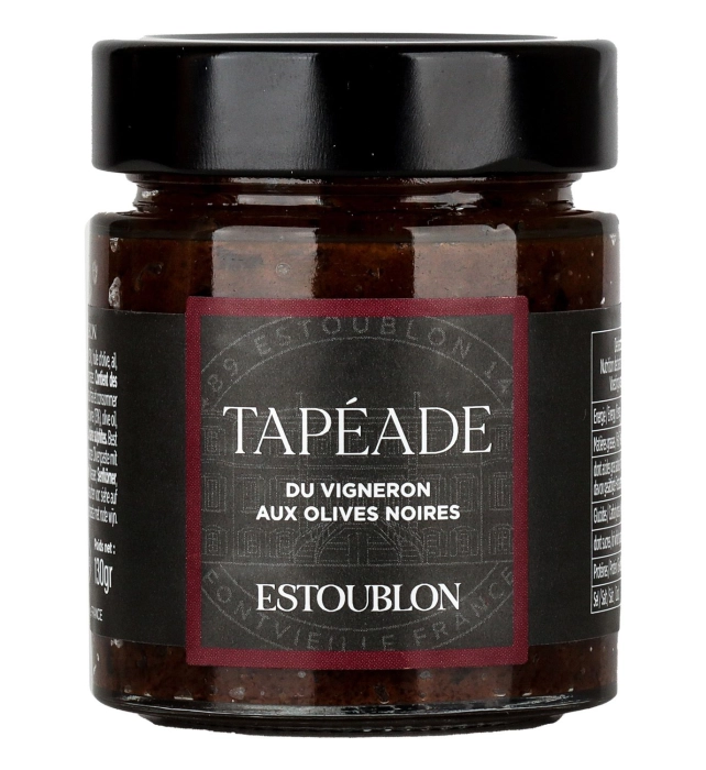 Chateau d'Estoublon vörösboros fekete olívakrém 130g