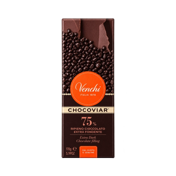 Venchi chocoviar soft táblás étcsokoládé 76% 170g
