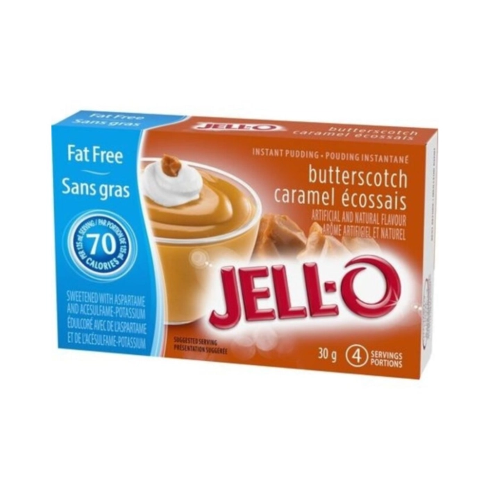 Jell-O vajkaramellás ízesítésű instant pudingpor 30g