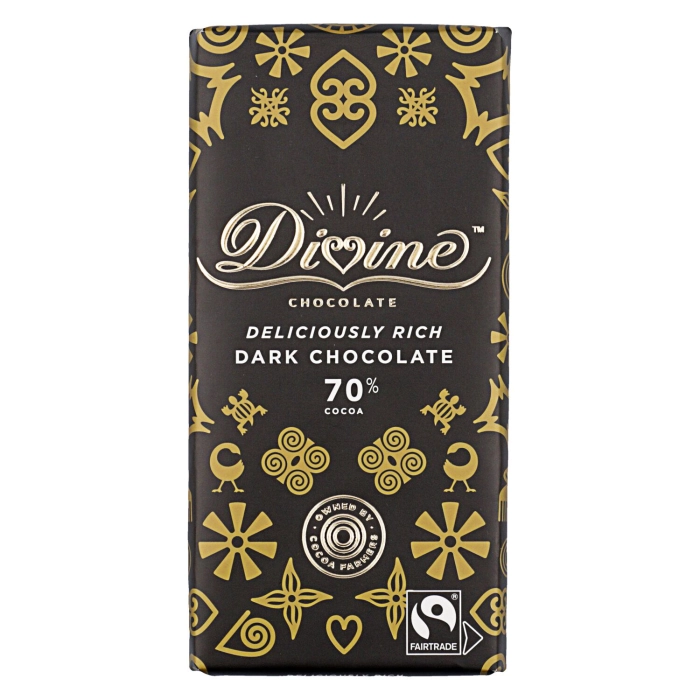 Divine étcsokoládé 70% 90g