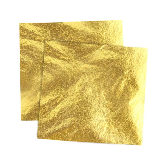 DGF aranyfüst lap (23K) 80x80mm 20db