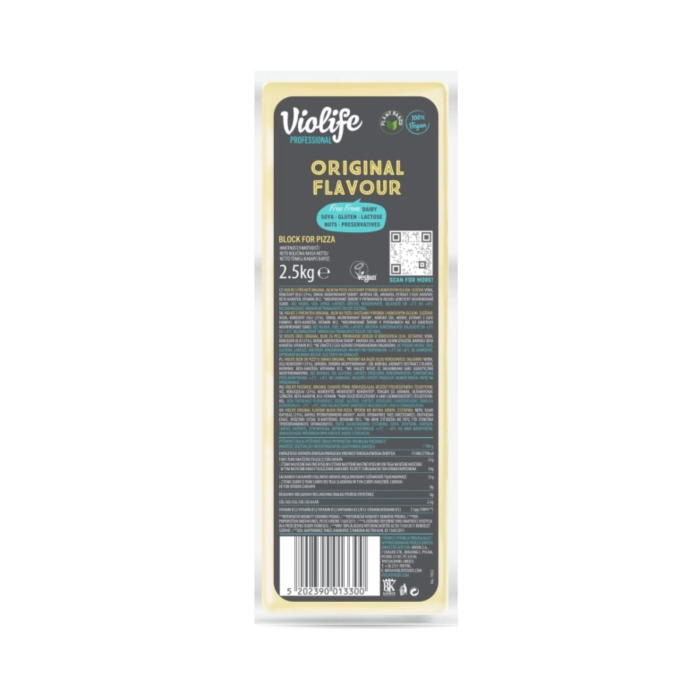 Violife pizza original vegán növényi készítmény 2,5kg