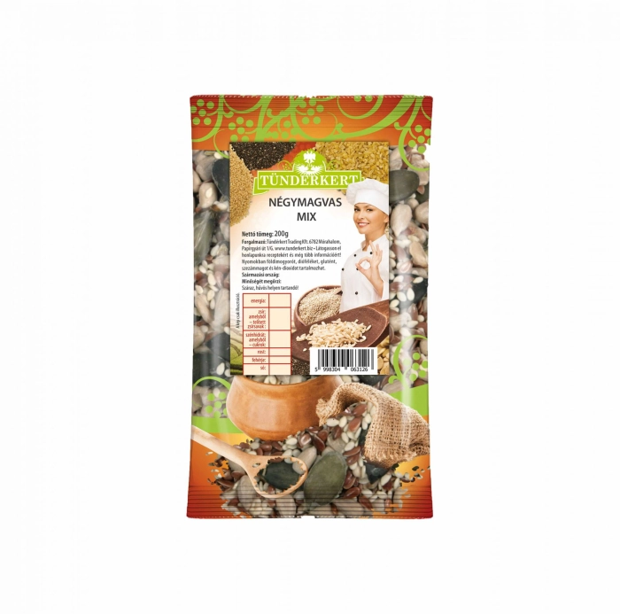 Négymagvas magkeverék mix (szezám, len, tök, napraforgó) 200g