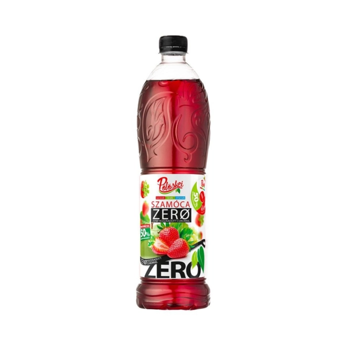Pölöskei ZERO szamóca ízű szörp (pet) 1l