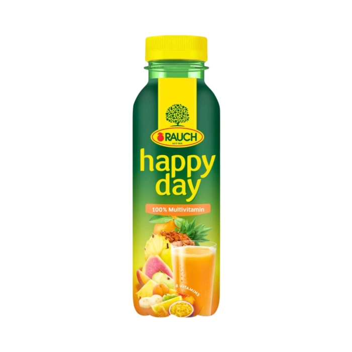 Happy Day multivitamin üdítőital (pet) 100% 0,33l