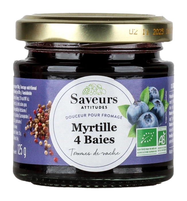 Saveurs áfonya lekvár borskeverékkel 125g