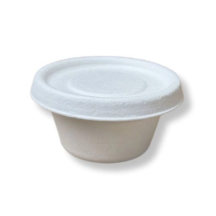 Bagasse szószos tálka tető 50ml (50db/csomag) komposztálható