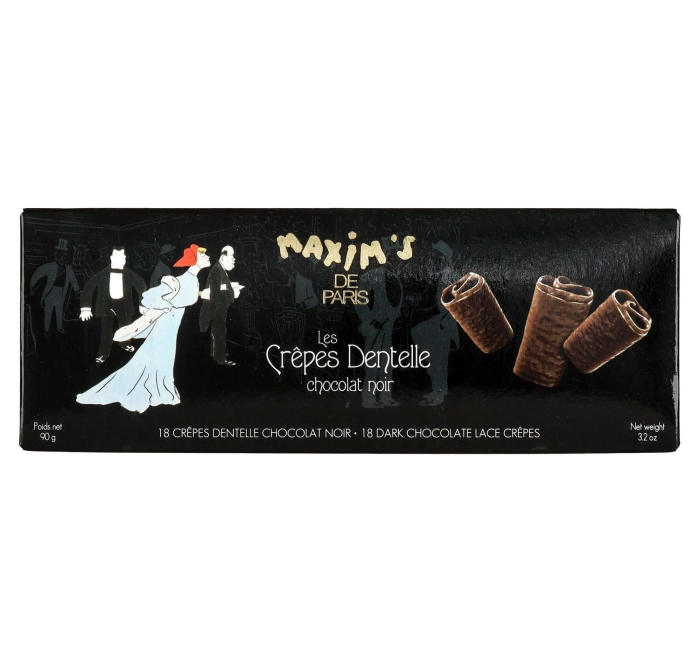 Maxim's étcsokoládéba mártott ostyatekercs 90g