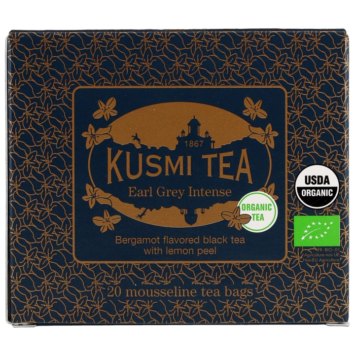 Kusmi Earl Grey Intense fekete tea 20 filter 40g