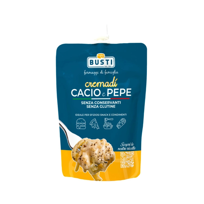 Busti borsos pecorino sajtszósz tasakos 180g