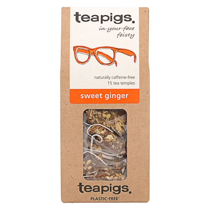 Teapigs édes-gyömbéres koffeinmentes tea 15 filter 37,5g