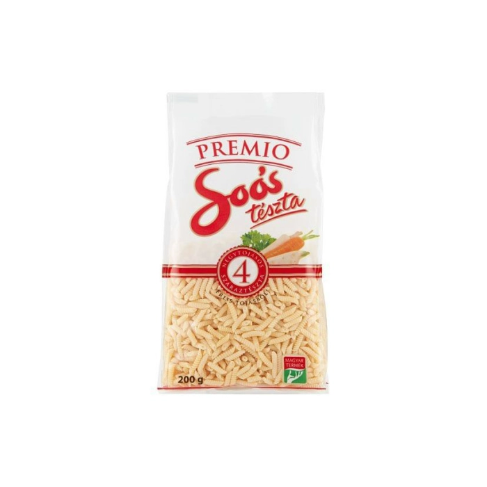 Soós Premio 4 tojásos csiga tészta 200g