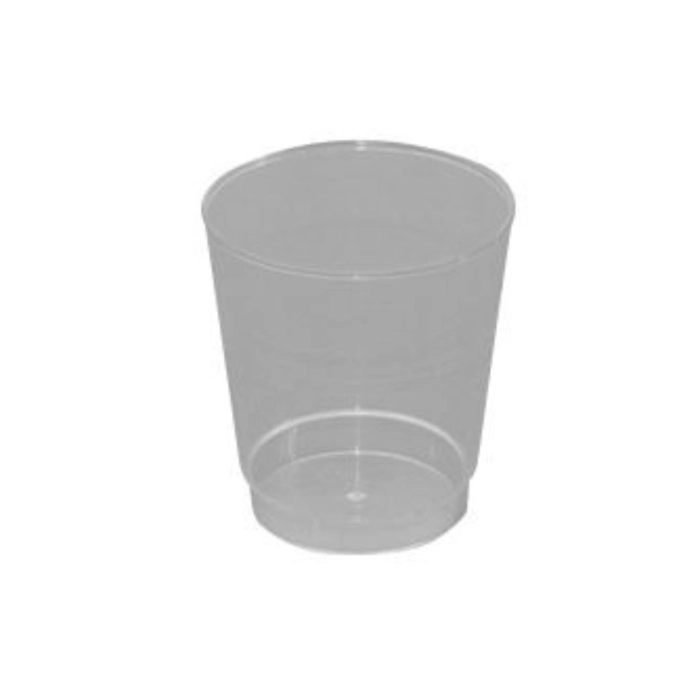 Műanyag snapszos pohár 40ml víztiszta 50db/csomag