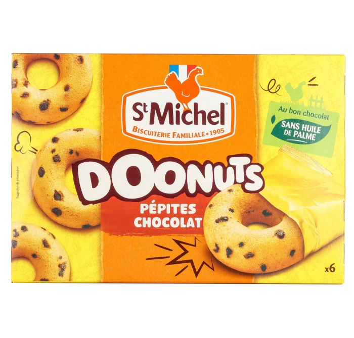 St Michel Doonuts csokoládé darabokkal 180g