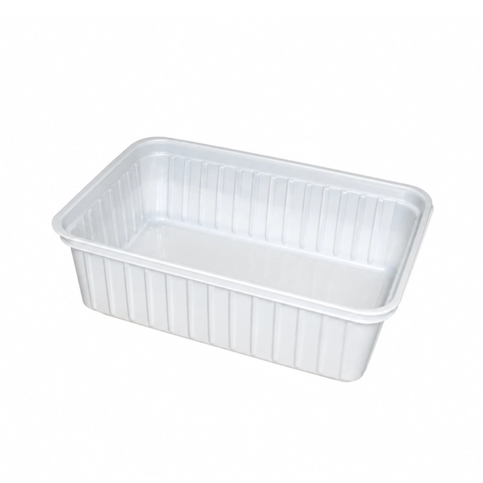 Műanyag mikrózható fehér variatál 750ml 50db/csomag PP