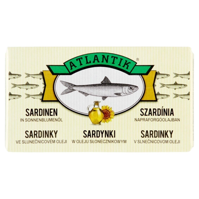 Atlantik szardínia konzerv növényi olajban 125g