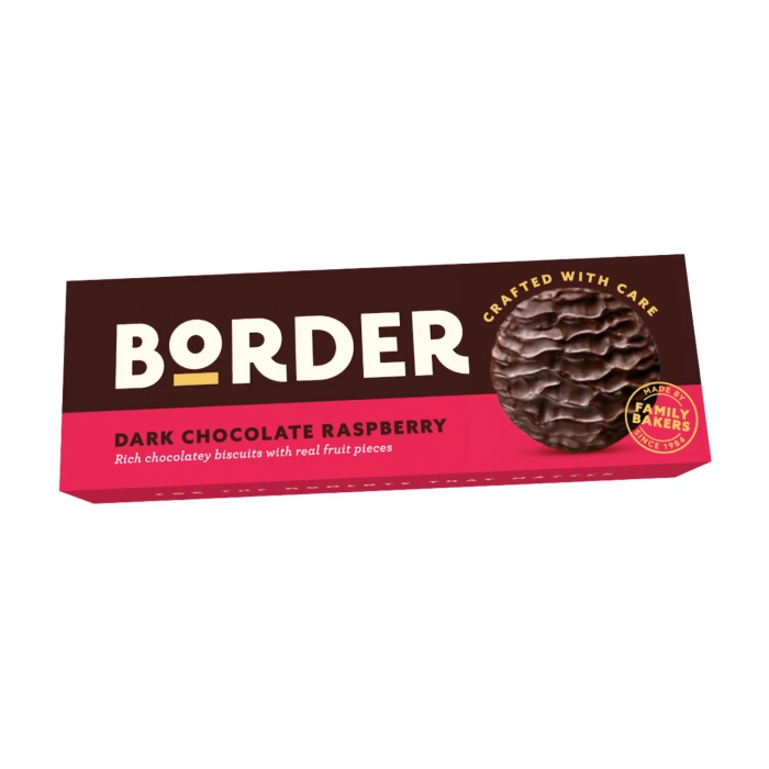 Border málnás-étcsokoládés keksz 150g