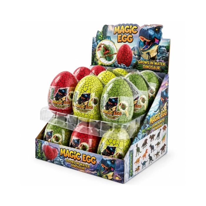 Dino magic egg varázstojás cukorkával  10g/18db
