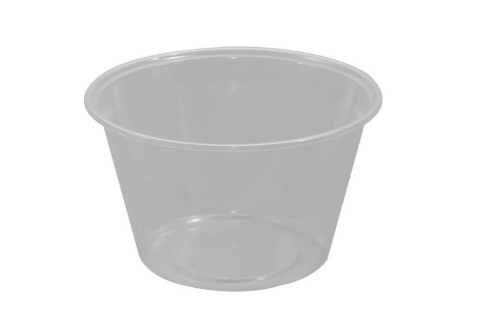 Műanyag natúr kerektál / salátástál 750ml mikrózható 50db/csomag PP