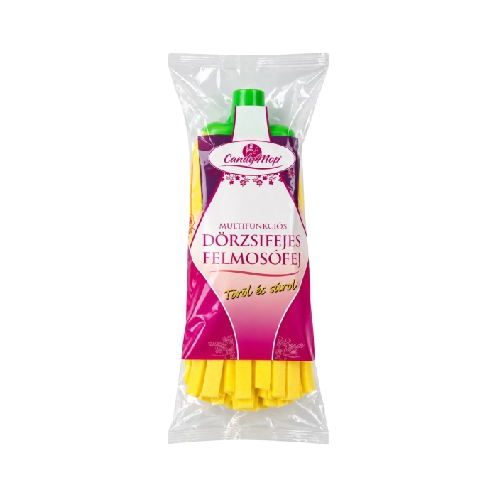 Candy dörzsifejes felmosófej mop sárga