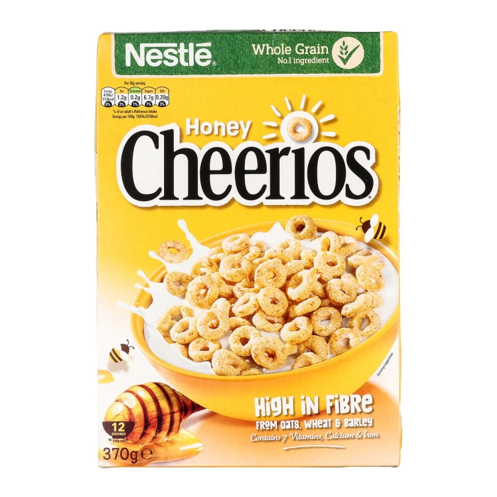Nestlé Cheerios mézes, ropogós gabonakarika 370g
