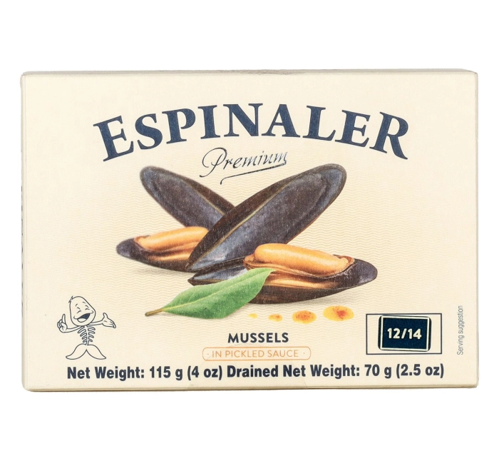 Espinaler kis kékkagylók escabeche szószban 115g