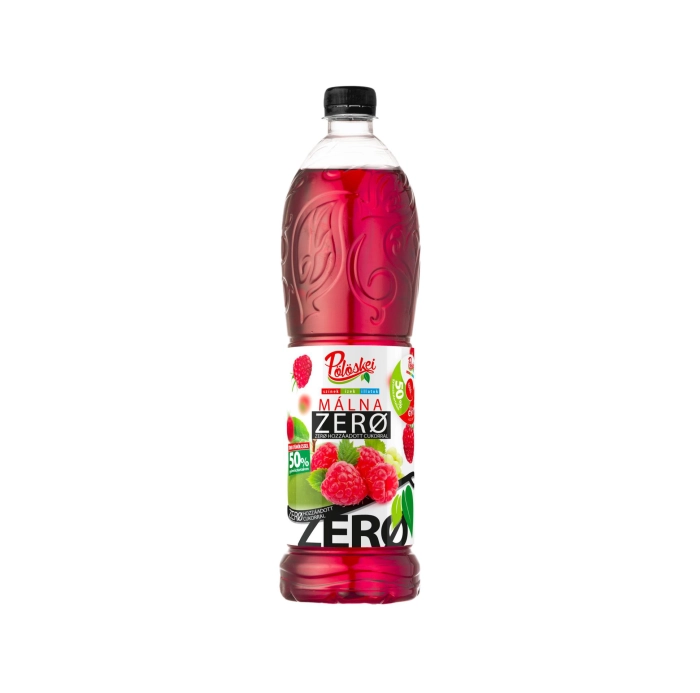 Pölöskei ZERO málna ízű szörp (pet) 1l
