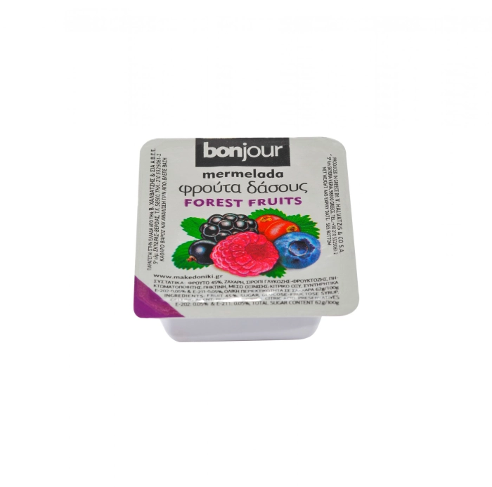 Bonjour erdei gyümölcs extra dzsem 45% 48x25g