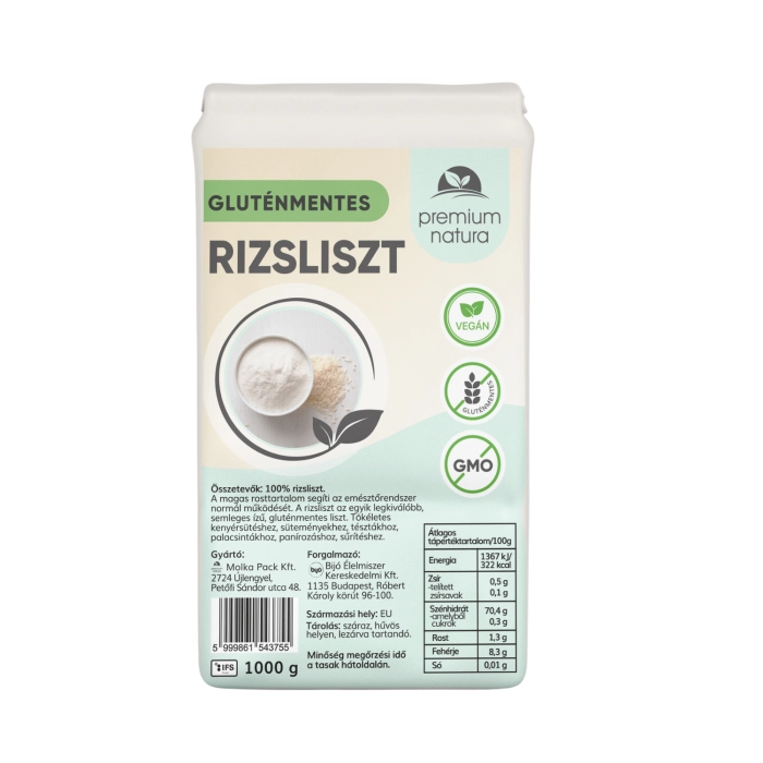 Gluténmentes rizsliszt 1kg